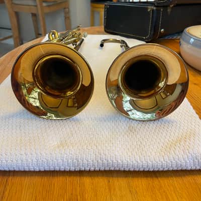 Selmer Paris Trumpet B700 1977 - Rose Brass, yellow Brass, nickel silver image 15