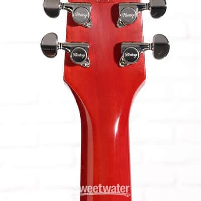 Heritage Custom Core H-535 Semi-hollowbody Electric Guitar - Trans Cherry (H535CCTCd1) image 2