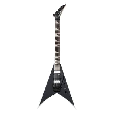 Used Jackson JS Series King V JS32 - Black with White Bevels w/ Amaranth FB image 2