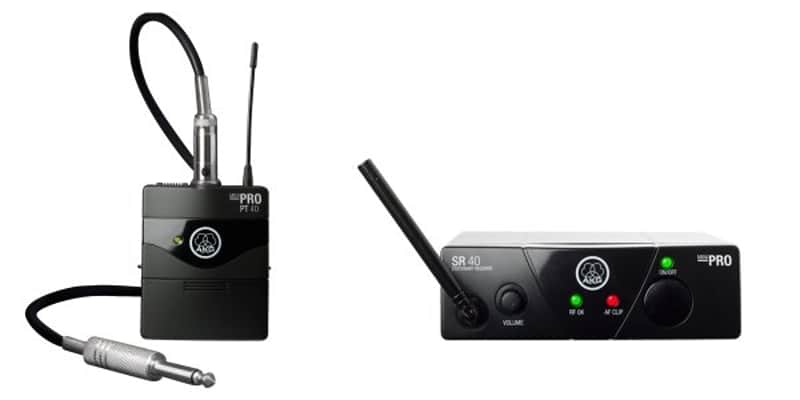 AKG WMS40 Mini Single Instrumental Set Wireless Microphone System - Band D image 1