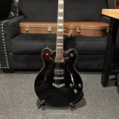 2016 Gretsch G2622 Streamliner Center Block Double-Cut with V-Stoptail - Black w/ TV Jones Pickup image 3