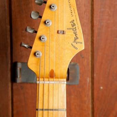 Fender American Vintage '57 Stratocaster Black Electric Guitar 2007 Pre-Owned image 3