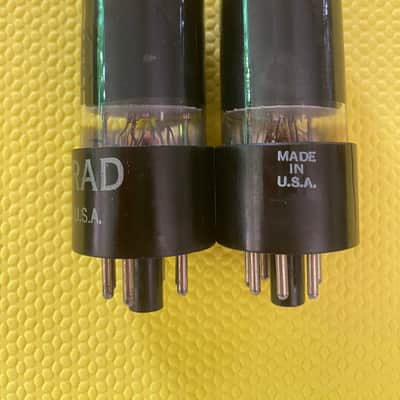 Matched Pair Ken-Rad 6V6 6V6GT Vacuum Tubes Valves image 2