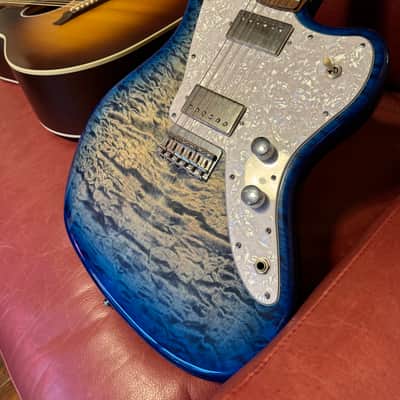 Fender / Warmoth Jazzmaster Custom 2018 - Denim Wash Flame Maple image 1