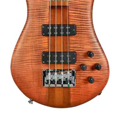 Spector SXEURO4RSTSIENNA Electric Bass Guitar,Euro4RST Limited,4-Strg.,Active,Sienna St ain Matte image 1