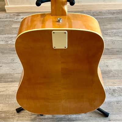 1970s Epiphone Dreadnought Acoustic Guitar image 7