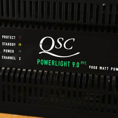 QSC PowerLight 9.0 PFC Power Factor Corrected 2-Channel Power Amplifier CG011UT image 5