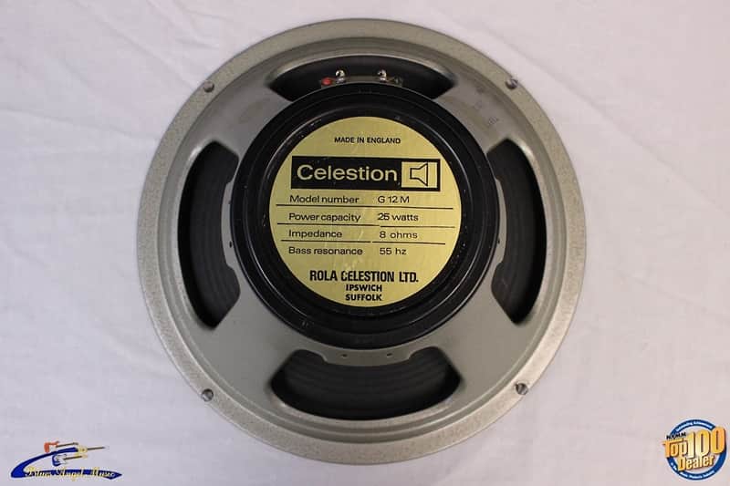 Vintage 1977 Rola Celestion T1871 G12M Blackback Speaker, 12 Vintage 1977 Rola Celestion T1871 G12M Blackback Speaker, 12