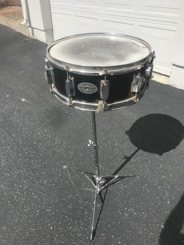 Sound Percussion 14" Snare with Stand and Sticks. Sale benefits music education nonprofit! image 1