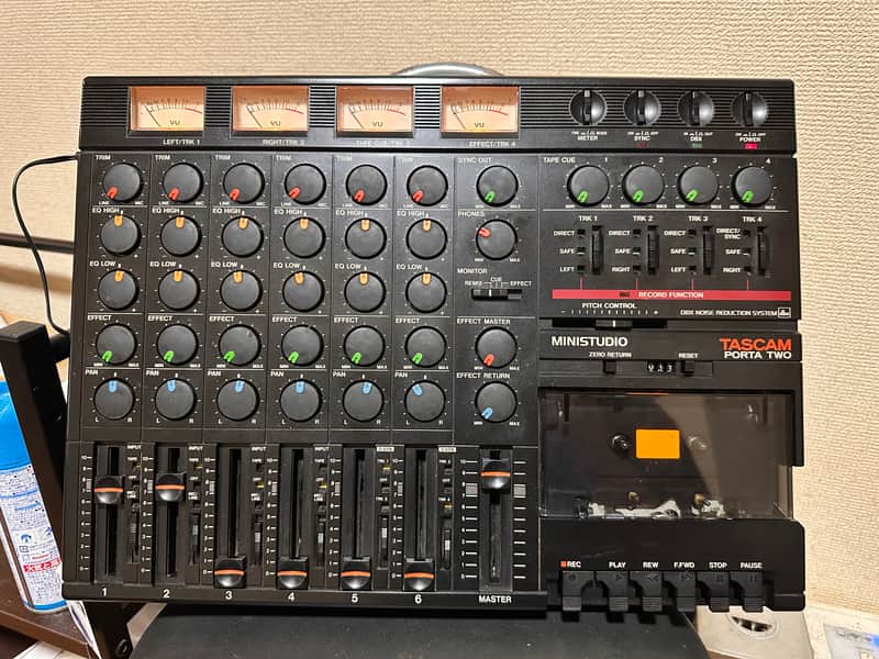 TASCAM Porta Two Ministudio 4-Track Cassette Recorder serviced image 1