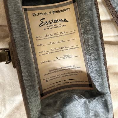 Eastman T59L/V Thinline Left-Handed 2021 - Present - Antique Red image 15