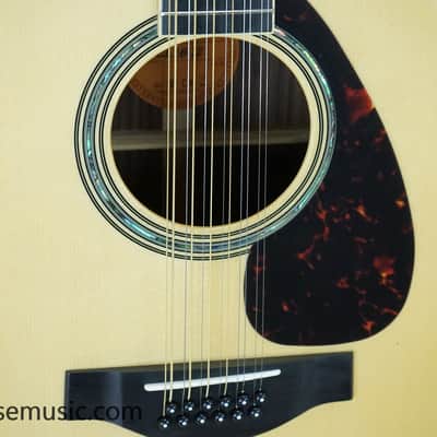 Immagine Yamaha LL16-12HB ARE 12-String Jumbo Acoustic-Electric - Natural - 5
