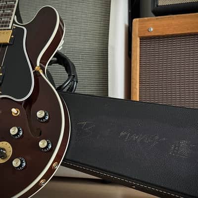 Gibson Custom Shop ES-345 Stereo Reissue Walnut Nur 3,99kg trotz Varitone! Gibson BB.King Customshop Case! 2008 - Walnut image 11