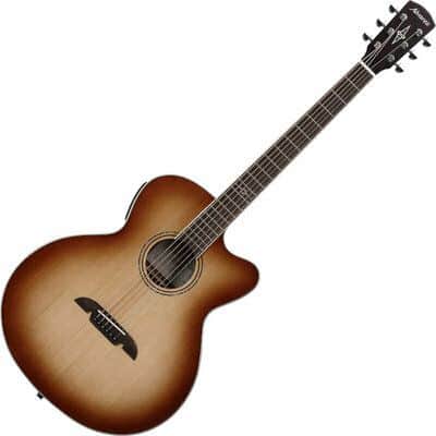 Alvarez ABT60ESHB Artist Baritone Acoustic Electric Guitar Shadowburst image 4
