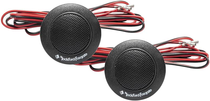 Rockford Fosgate PRIME R1T-S 160W Peak (80W RMS) 1" Mylar Balanced Dome Car Tweeters image 1