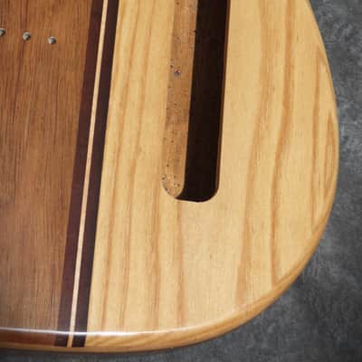 Babik Custom Telecaster Style body, Long board style, Ash on wormy butternut Light weight, Handmade 2026 image 8