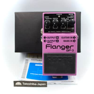 Boss BF-3 Flanger With Original Box Guitar Effect Pedal Z8N4531