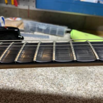 Greg Curbow High End - Handmade - 6 String Guitar - Floyd Rose - Scalloped Frets - Pre Serial Number 1990 - Black Gloss image 9