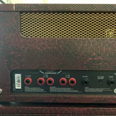 Marshall SV20H + SV212 Studio Vintage Bundle Limited Edition Red Snakeskin image 6