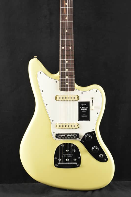 Fender Player II Jaguar Hialeah Yellow Rosewood Fingerboard