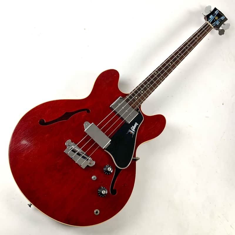 Gibson EB-2 1965/7 - Cherry All original with Hardshell case. image 1
