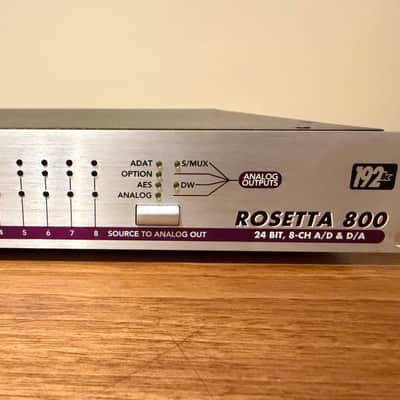 Apogee Rosetta 800 192kHz 8-Channel AD/DA Converter 2000s - Silver image 5