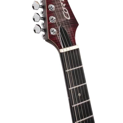Cort X700 DUALITY II | X Series Duality II Double Cutaway Electric Guitar, Lava Burst. New with Full Warranty! image 3