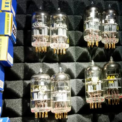 Tesla E83CC FRAME GRID GOLD PIN Likely later 70' production. Code changes have smart slueths who hope chime in with more exact year. - Premium workmanship glass bottle and gold pins image 5