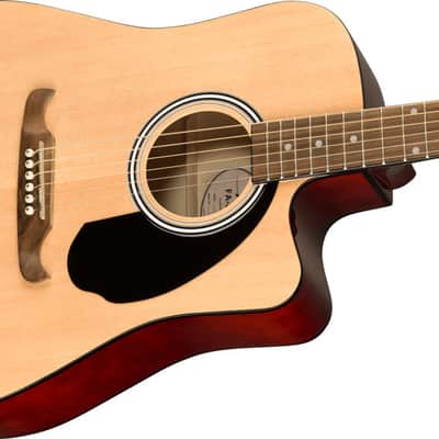 Fender FA-125CE Acoustic/Electric Guitar - Natural image 6