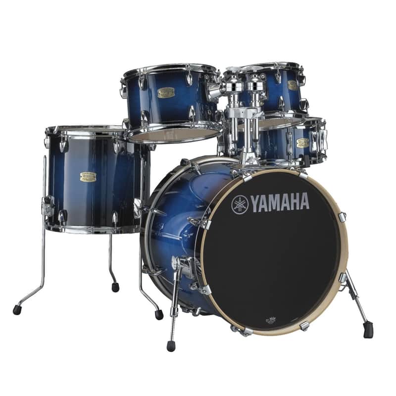 Yamaha Stage Custom Drum Kit, Deep Blue Sunburst SHELL PACK image 1