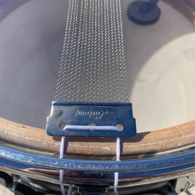 1960s Ludwig 5x14 Jazz Festival Snare Drum White Marine Pearl image 15
