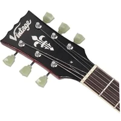 Vintage ReIssued Series V100 'Flame Top' - Flm Cherryburst image 4