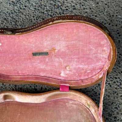 1950s Gibson Les Paul Burst Gold Top Lifton Case - Brown Pink Lining image 8