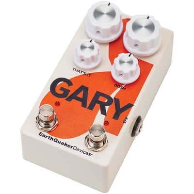 EarthQuaker Devices Gary Modulated Fuzz and Natural Overdrive 2024 - Present - Cream / Orange image 3