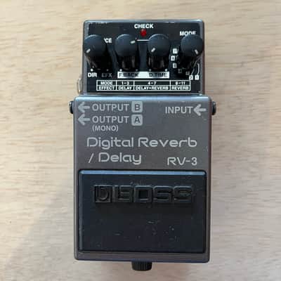 Boss RV-3 Digital Reverb/Delay (Pink or Dark Gray Label) 1994 - 2002 - Grey image 2