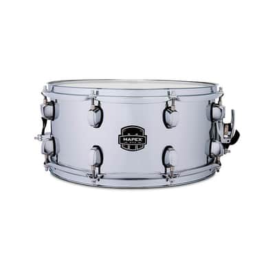 Mapex Drums MPX Steel Shell Snare Drum 14x6.5 Chrome Finish Professional Drum image 1