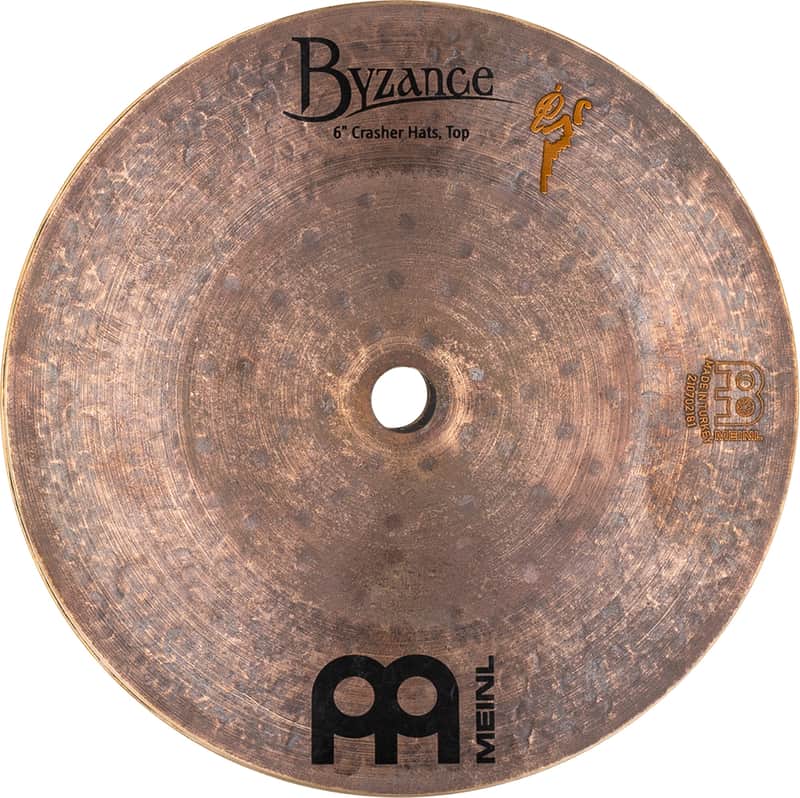 Meinl 6/6" Byzance Benny Greb Crasher Hi-Hat Cymbals (Pair) image 1