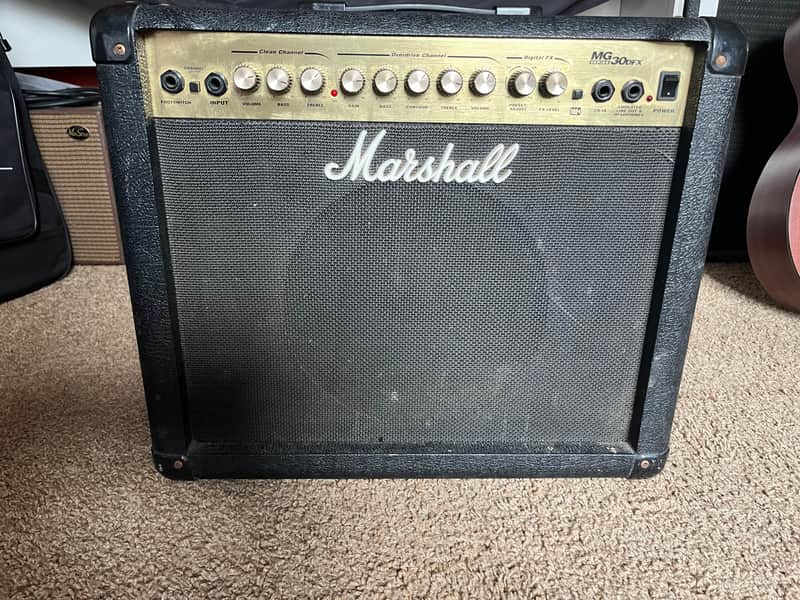 Marshall MG MG30DFX 2-Channel 30-Watt 1x10" Solid State Guitar Combo 2004 - 2008 - Black image 1