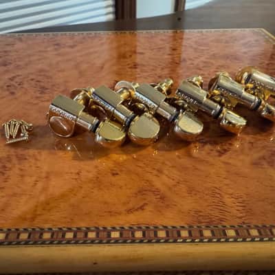Grover 205C6 Mini Rotomatic 6-in-Line Tuning Machines 2010s - Gold image 1