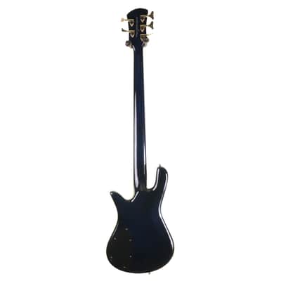 Spector Legend 5 Custom 5 String Bass Trans Blue Quilt Top image 9