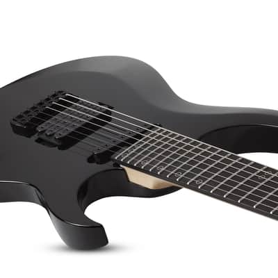 Schecter Sunset-7 Triad Gloss Black image 4