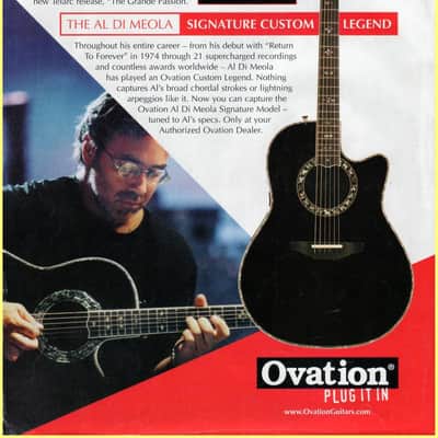 Ovation Al Di Meola Signature Custom Legend 1999 image 9