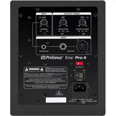 PRESONUS ERIS PRO-4 / PRO-SUB10 410w Active Coaxial Studio Reference Monitor Bundle image 3