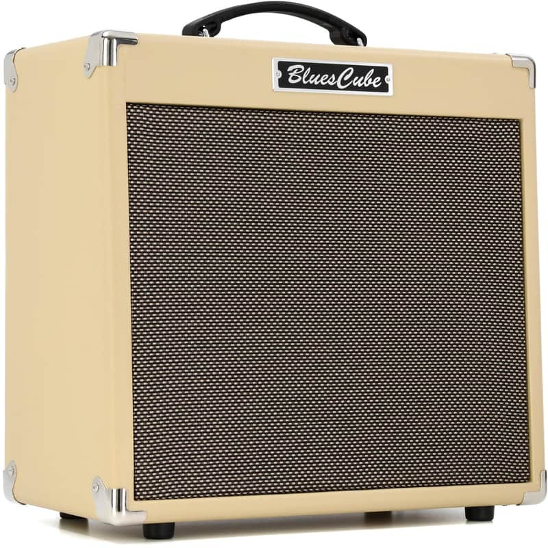 Roland Blues Cube Hot 30-watt 1 x 12-inch Combo Amp - Vintage Blonde image 1