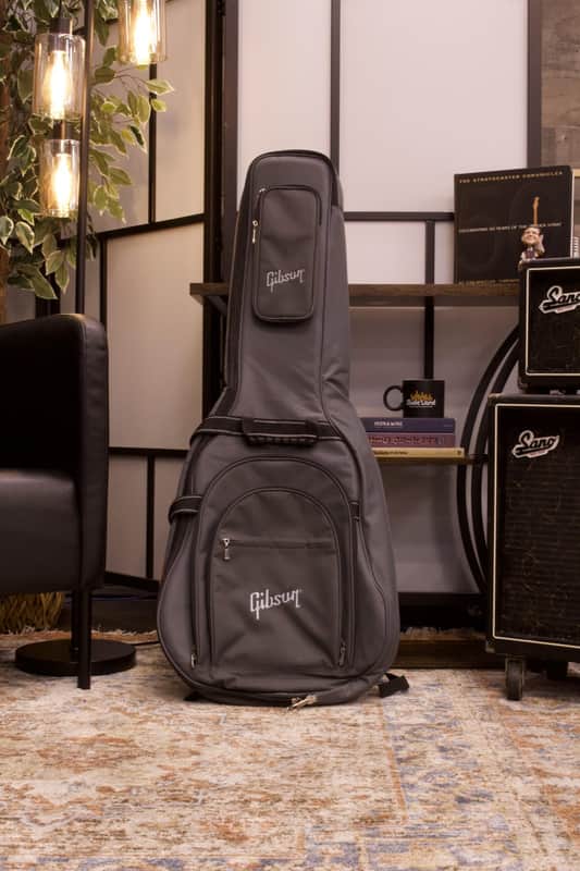 Used Gibson Custom Dreadnought Acoustic Guitar Gig Bag, Metallic Blue/Green image 1