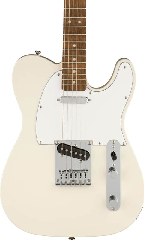 Squier Affinity Telecaster Electric Guitar, Laurel Fingerboard, Olympic White image 1