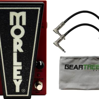 Morley MTBH2 20/20 Bad Horsie Wah Wah Pedal w/ 2 Patch Cables and Cloth image 1