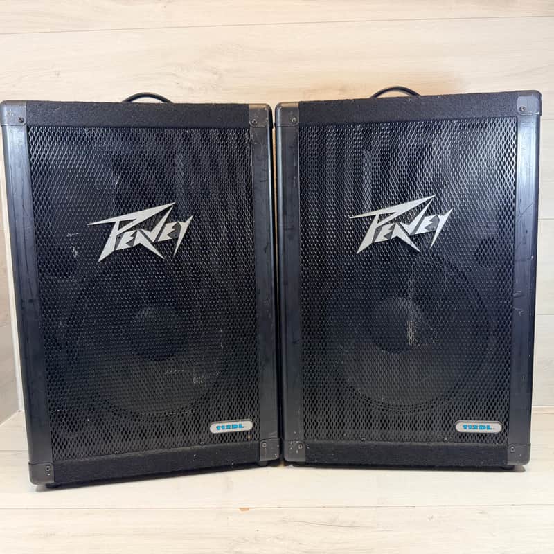 Peavey 112DL 12" 2-Way Passive PA Speaker Cabinets - Pair - USA Made 2000's image 1