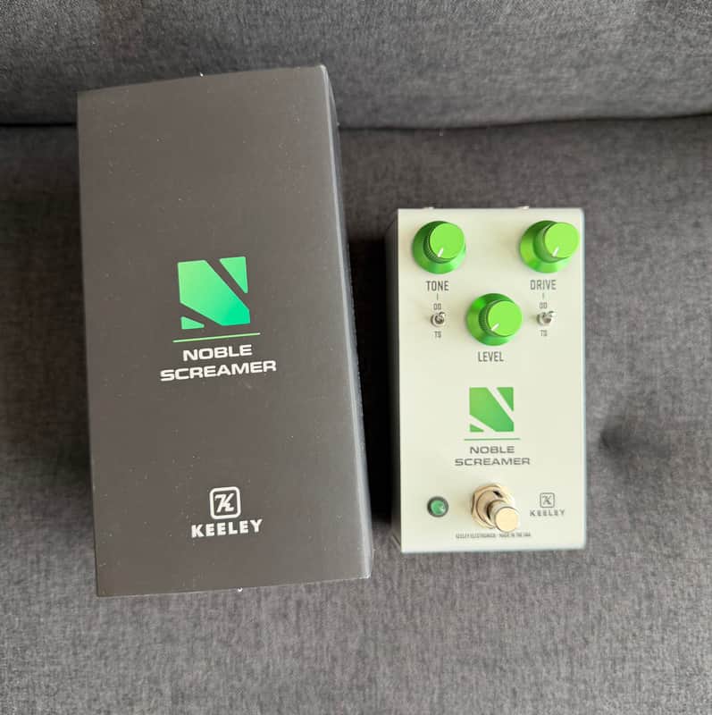 Keeley Noble Screamer Limited Edition - Reverb Exclusive 2024 - Overcast White image 1