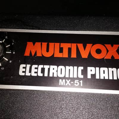 Multivox MX-51 Final Markdown! 70's Wood/Black Rare Analog Synth Electric Keyboard image 1